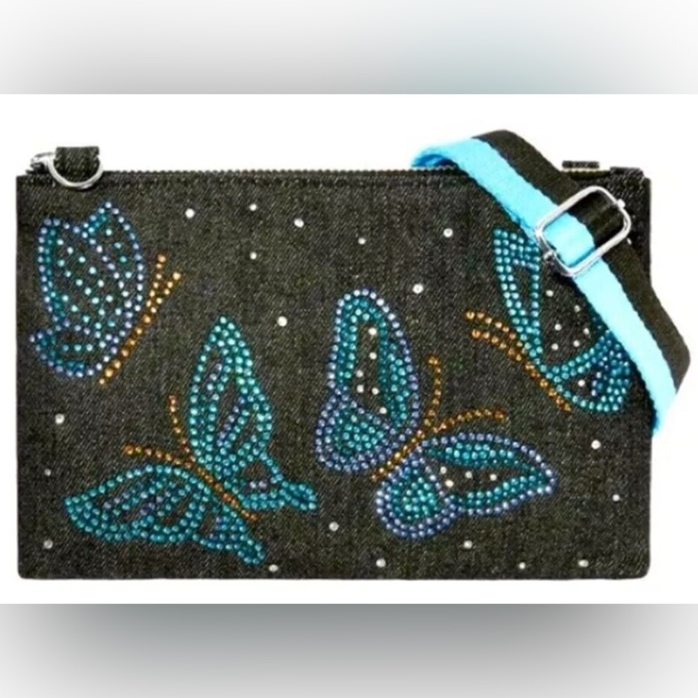 Brighton Sparkle Butterfly Crossbody Bag